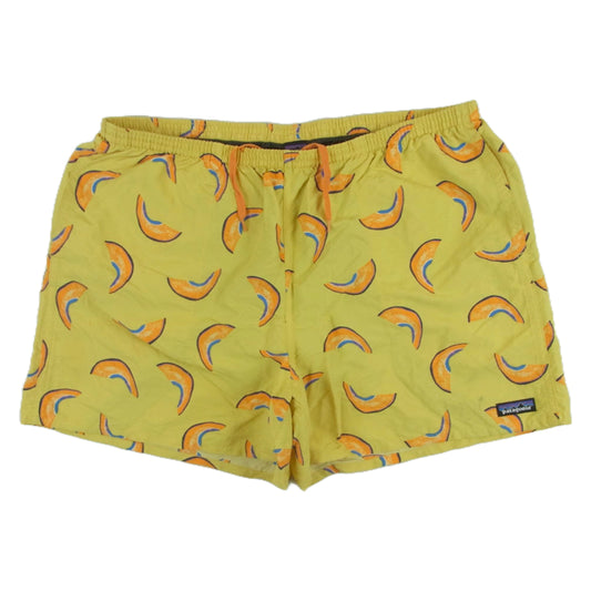 patagonia パタゴニア 57021SP20 BAGGIES SHORTS バキーズ ショーツ ナイロン ハーフ ショート パンツ 総柄 イエロー系 XXL【中古】