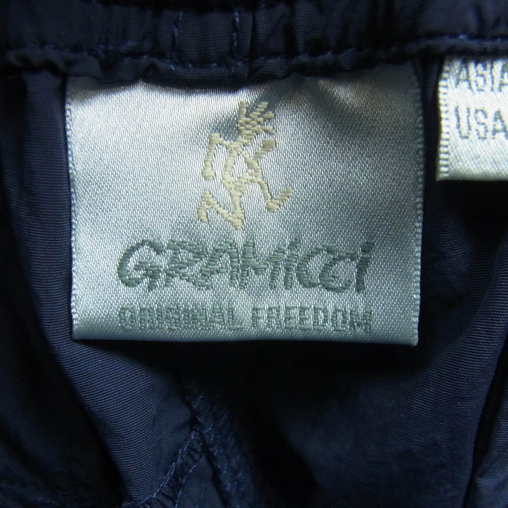 Gramicci グラミチ G2SM-P032 NYLON PACKABLE TRACK PANT ナイロン パッカブル トラック パンツ ネイビー系 XL【中古】