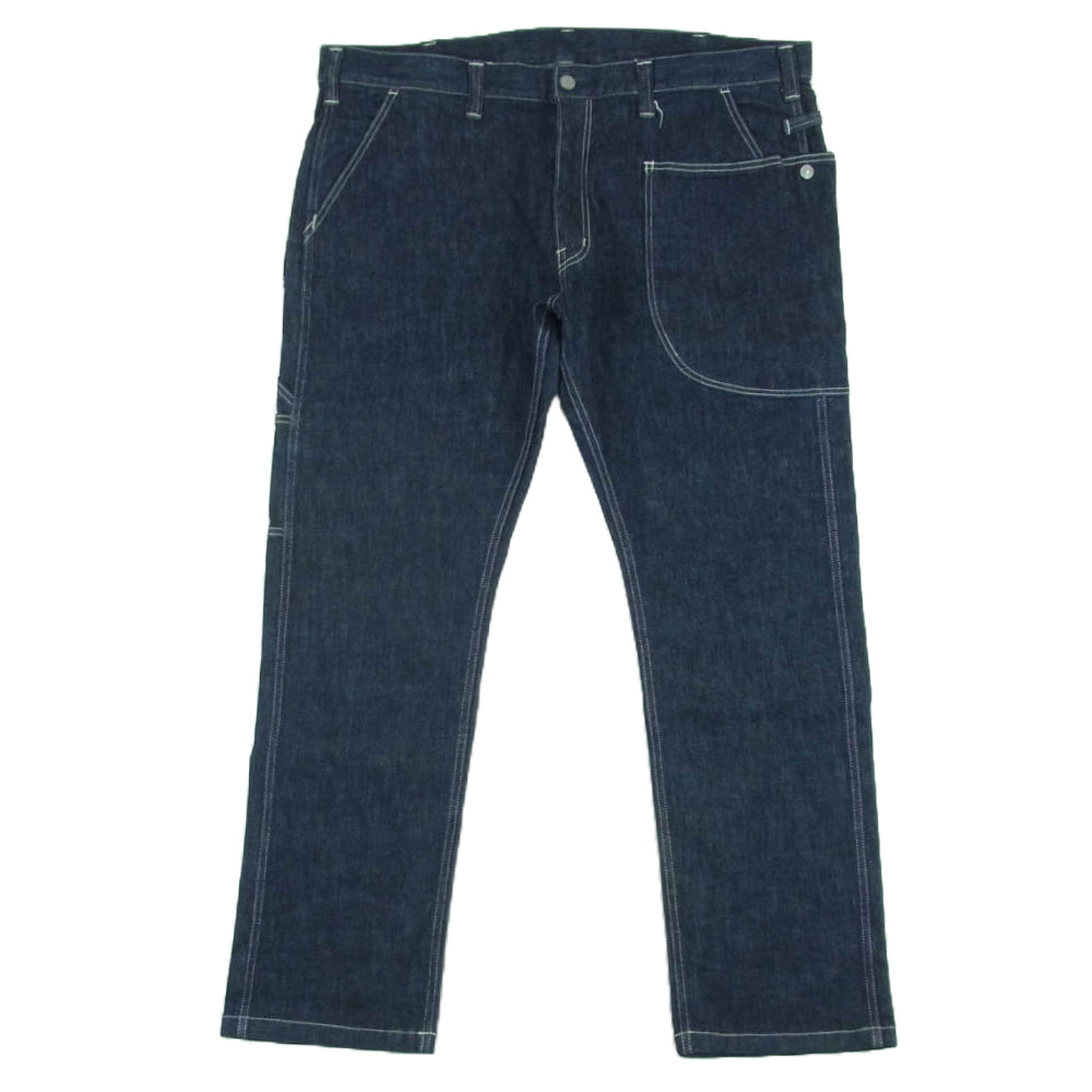 KOJIMA GENES 児島ジーンズ ペインター ワイド デニム パンツ 日本製 インディゴブルー系 40【中古】