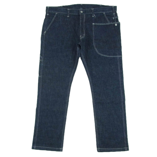 KOJIMA GENES 児島ジーンズ ペインター ワイド デニム パンツ 日本製 インディゴブルー系 40【中古】