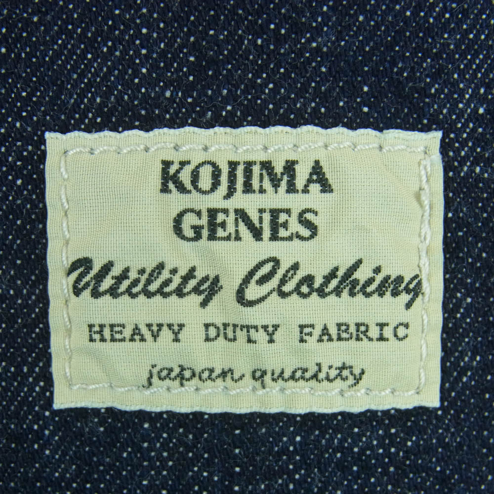 KOJIMA GENES 児島ジーンズ ペインター ワイド デニム パンツ 日本製 インディゴブルー系 40【中古】
