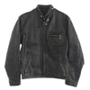 schott ショット 241-2600 90B シングル ライダースジャケット ブラック系 36【中古】