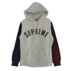 Supreme シュプリーム 16AW Color Blocked Arc Logo Hooded Sweatshirt アーチロゴ スウェットパーカー グレー系 S【中古】