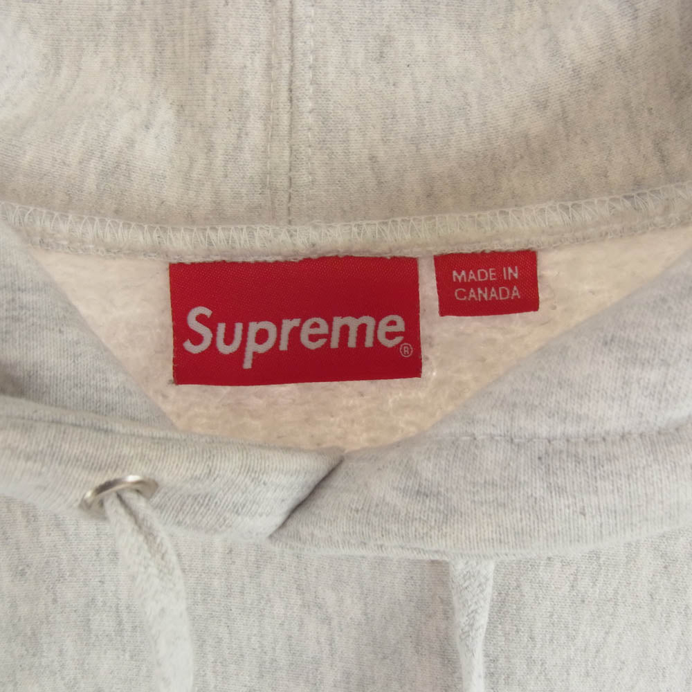 Supreme シュプリーム 16AW Color Blocked Arc Logo Hooded Sweatshirt アーチロゴ スウェットパーカー グレー系 S【中古】