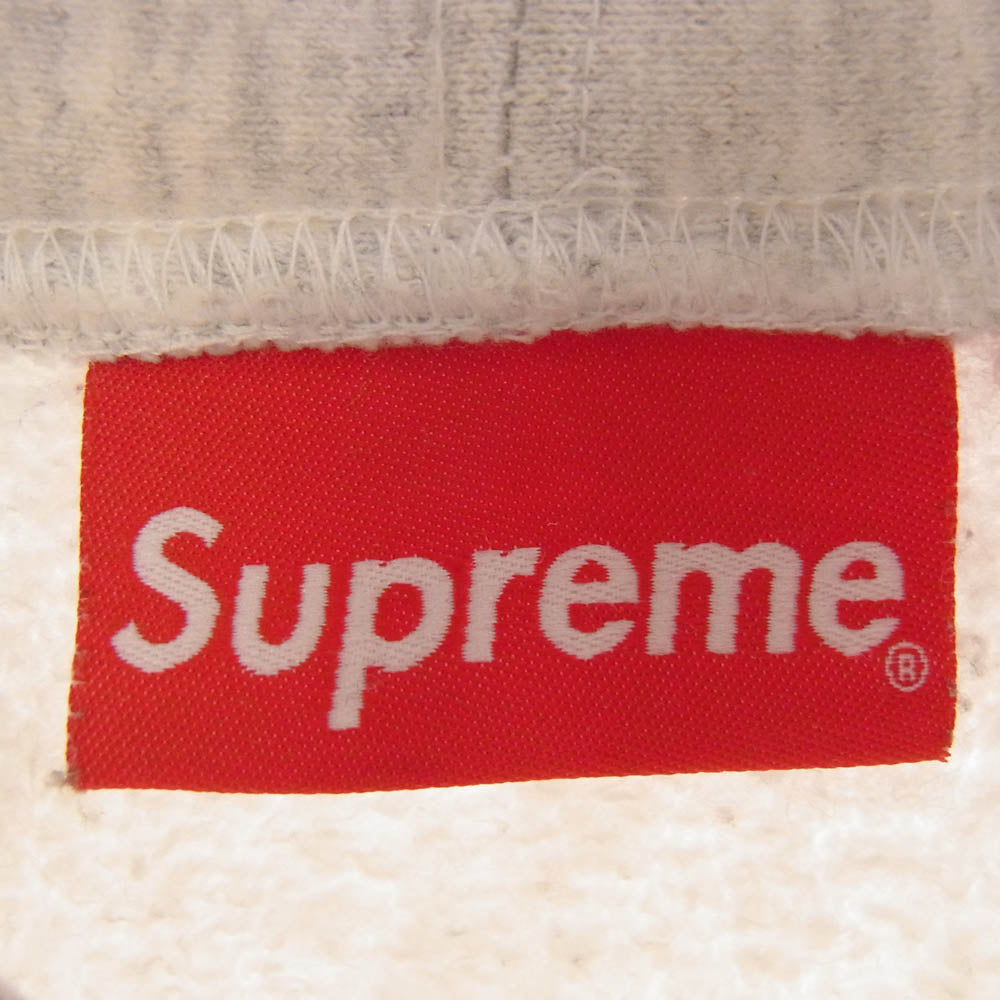 Supreme シュプリーム 16AW Color Blocked Arc Logo Hooded Sweatshirt アーチロゴ スウェットパーカー グレー系 S【中古】