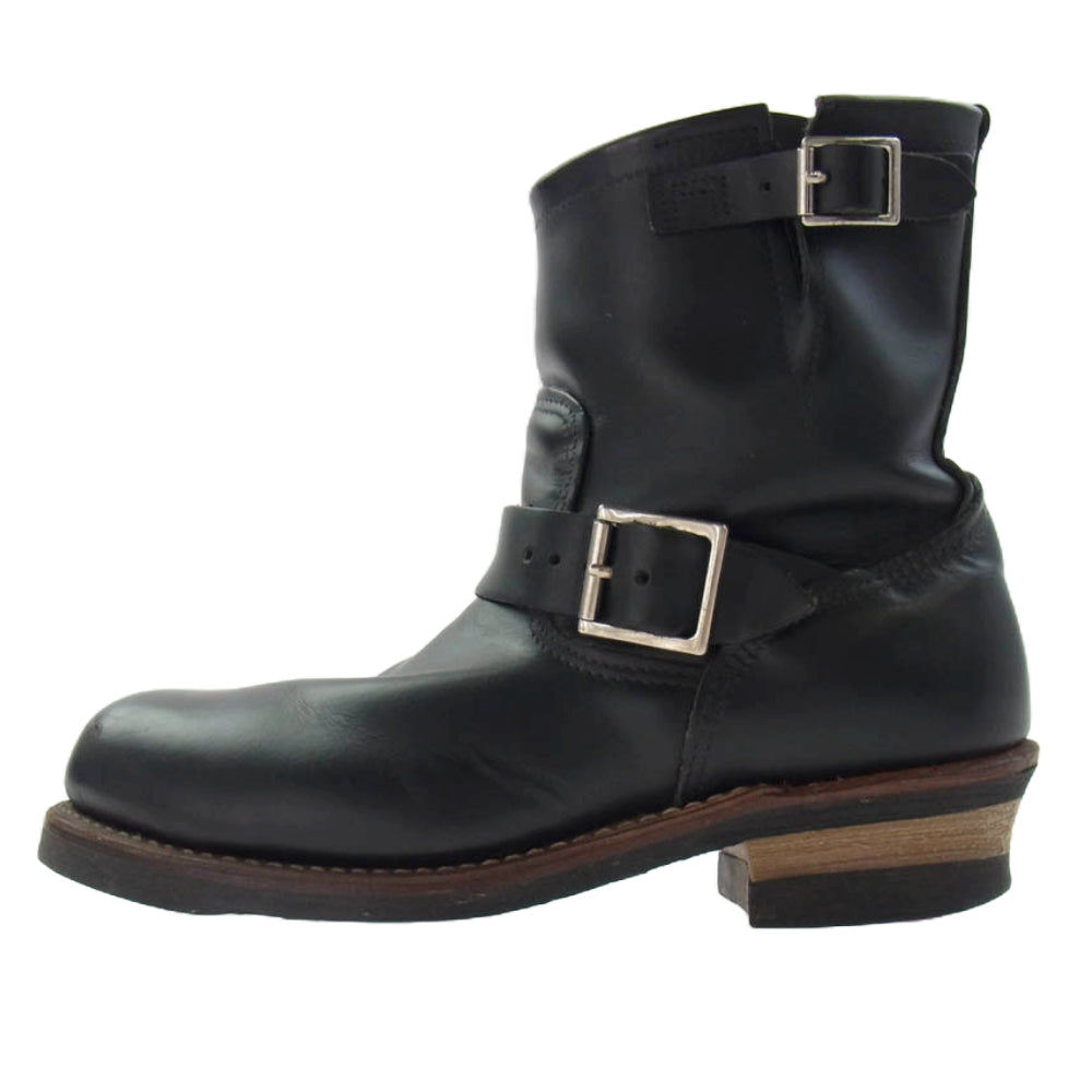 RED WING レッドウィング 2976 2013年製 SHORT ENGINEER BOOTS ショート エンジニアブーツ ブラック系 8.5D【中古】