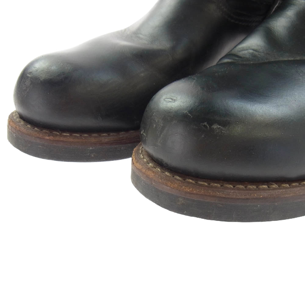 RED WING レッドウィング 2976 2013年製 SHORT ENGINEER BOOTS ショート エンジニアブーツ ブラック系 8.5D【中古】