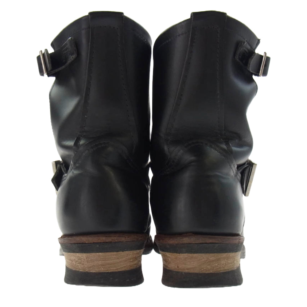 RED WING レッドウィング 2976 2013年製 SHORT ENGINEER BOOTS ショート エンジニアブーツ ブラック系 8.5D【中古】