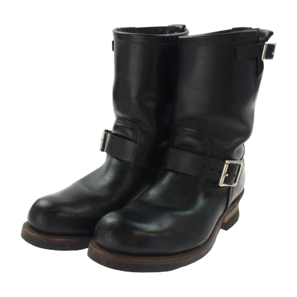 RED WING レッドウィング 2268 2013年製 ENGINEER BOOTS エンジニアブーツ ブラック系 8D【中古】