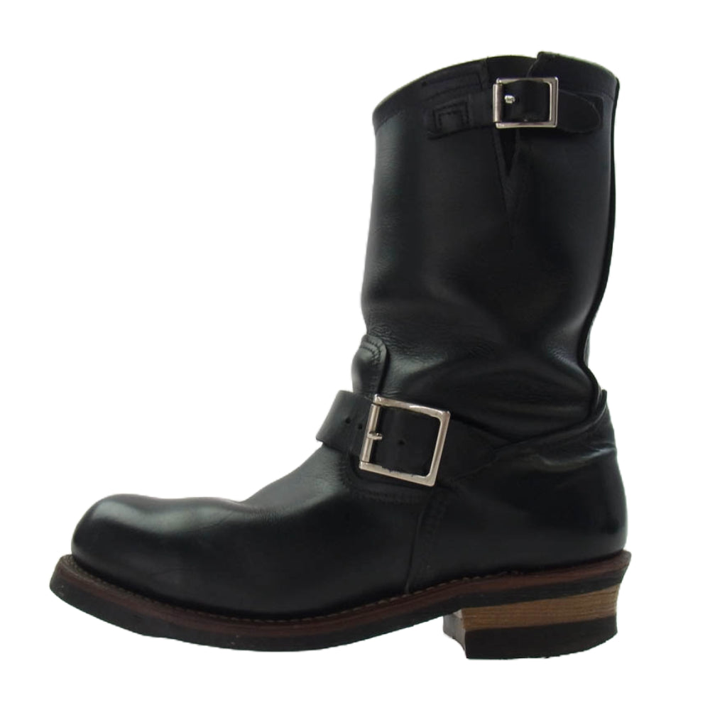 RED WING レッドウィング 2268 2013年製 ENGINEER BOOTS エンジニアブーツ ブラック系 8D【中古】
