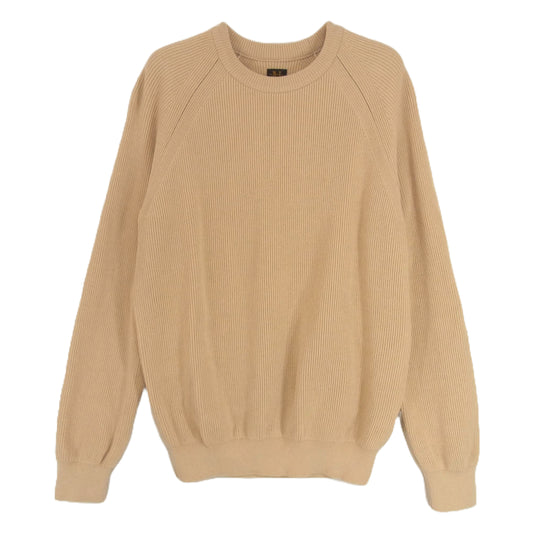 バトナー BN-23FN-064 BEAMS ビームス別注 HYPER TWIST WOOL ハイパーツイスト クルーネック ニット セーター ブラウン系 1【中古】