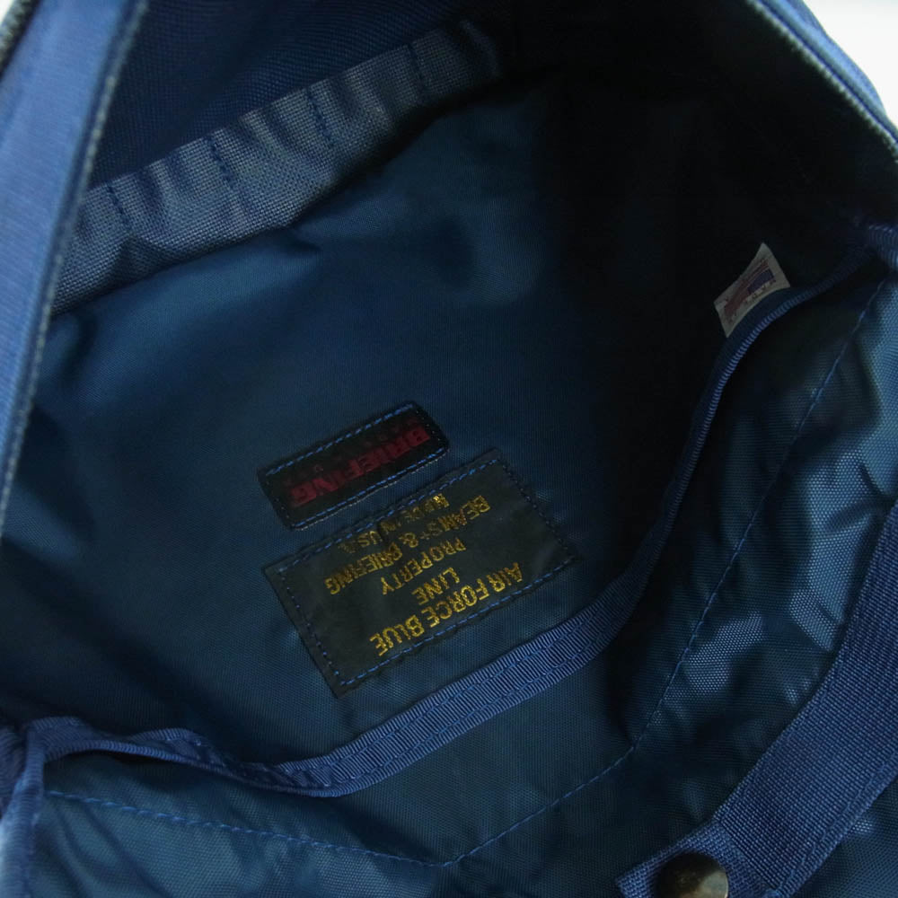 BRIEFING ブリーフィング BEAMS ビームス別注 FLEET MESSENGER BAG メッセンジャー ショルダー バッグ ネイビー系【中古】