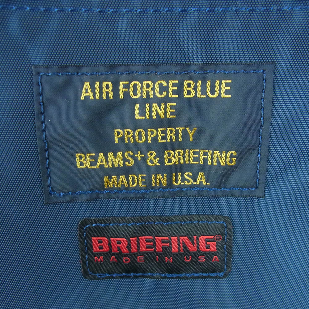 BRIEFING ブリーフィング BEAMS ビームス別注 NEO TRINITY LINER ネオ トリニティ ライナー ブリーフケース バッグ ネイビー系【中古】