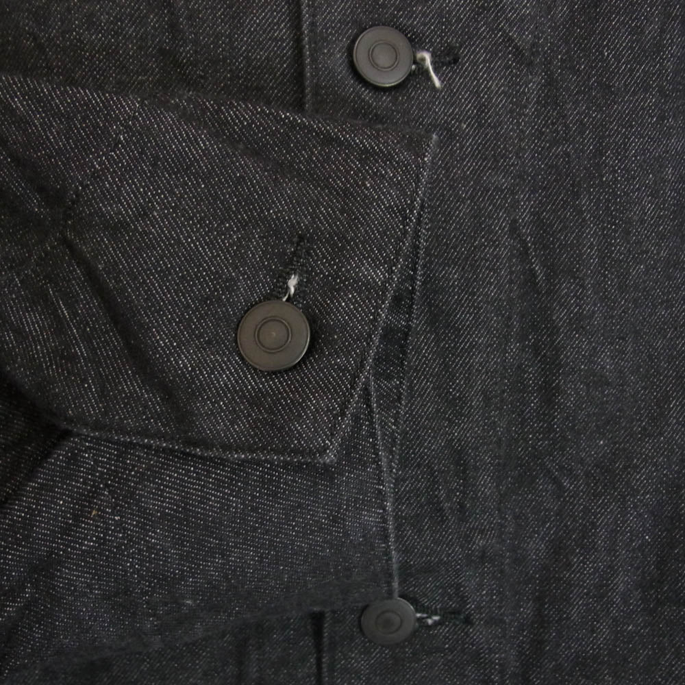 blurhms ROOTSTOCK ブラームスルーツストック bROOTS523F5 13.5oz Selvage Denim Coverall セルビッチ デニム カバーオール ブラック系 3【極上美品】【中古】