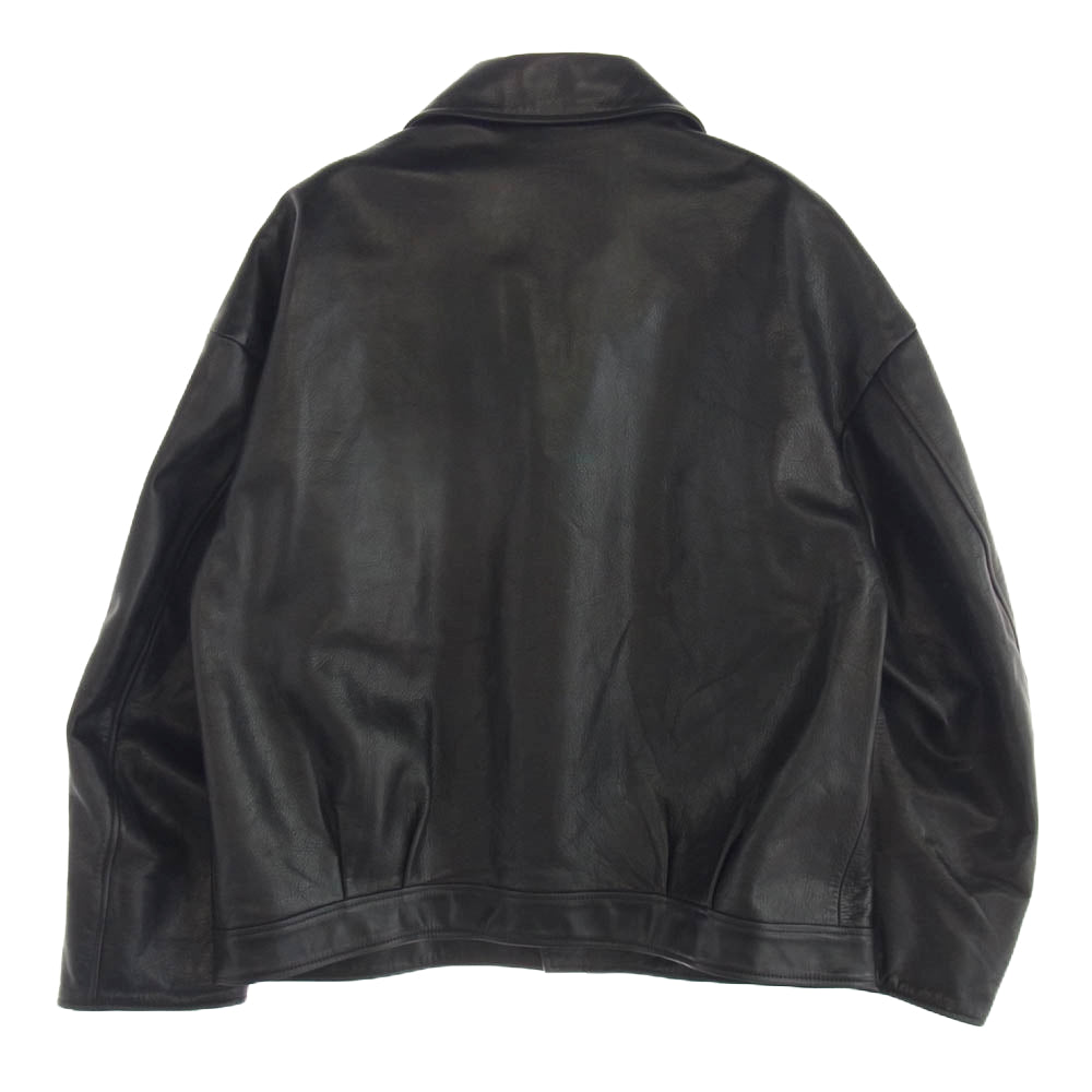 yoko sakamoto ヨーコサカモト フルジップ ダブル レザー ジャケット ブラック系 M【中古】