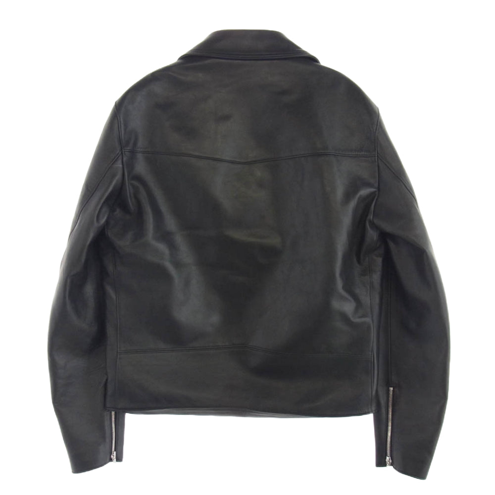 HEUGN ユーゲン 24AW COAT068 Luther Riders シープレザー ダブル ライダース ジャケット ブラック系 2【極上美品】【中古】
