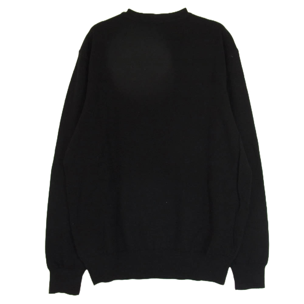 ARMANI EXCHANGE アルマーニエクスチェンジ 6GZM4F ZMK9Z ロゴ ニット セーター ブラック系 M【中古】