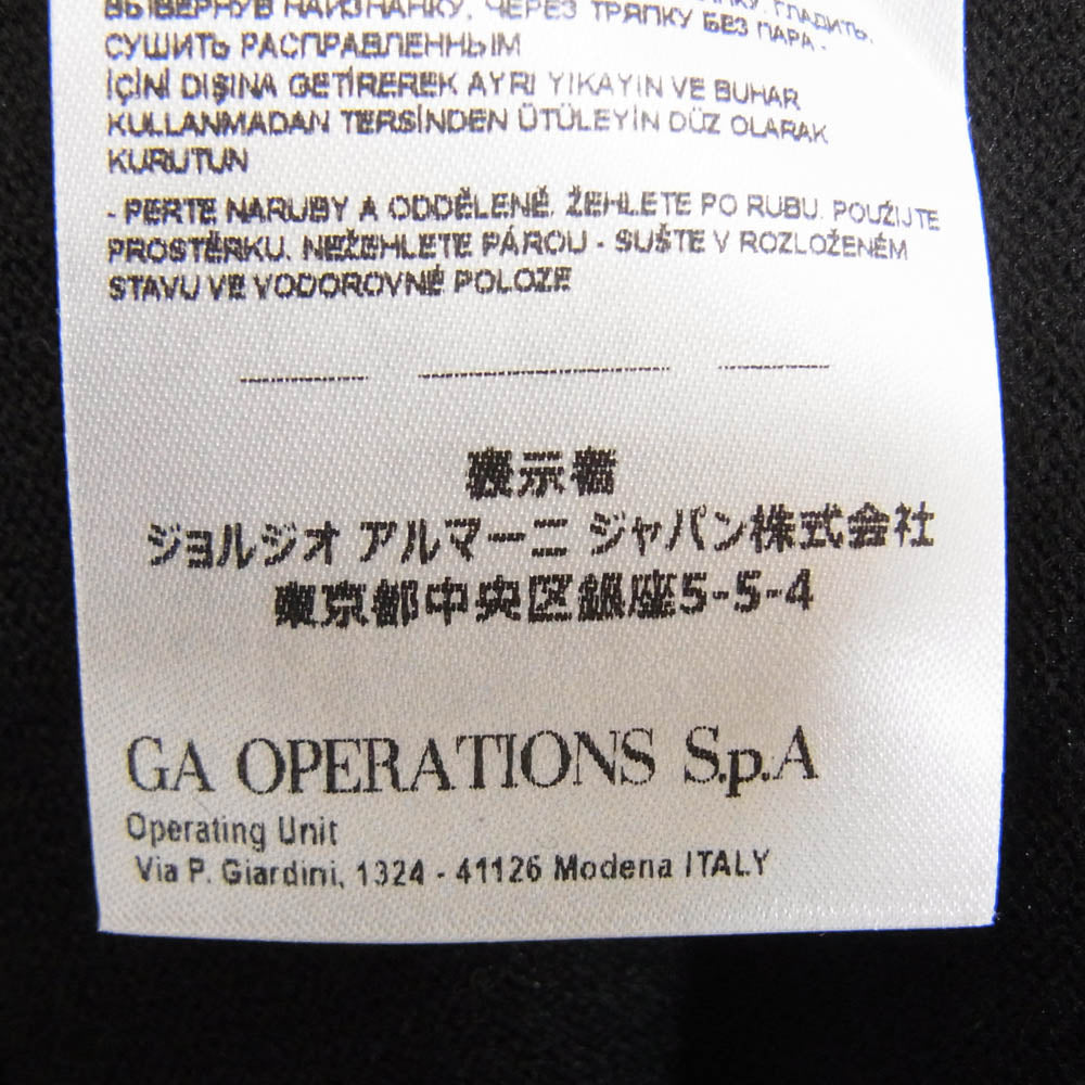 ARMANI EXCHANGE アルマーニエクスチェンジ 6GZM4F ZMK9Z ロゴ ニット セーター ブラック系 M【中古】