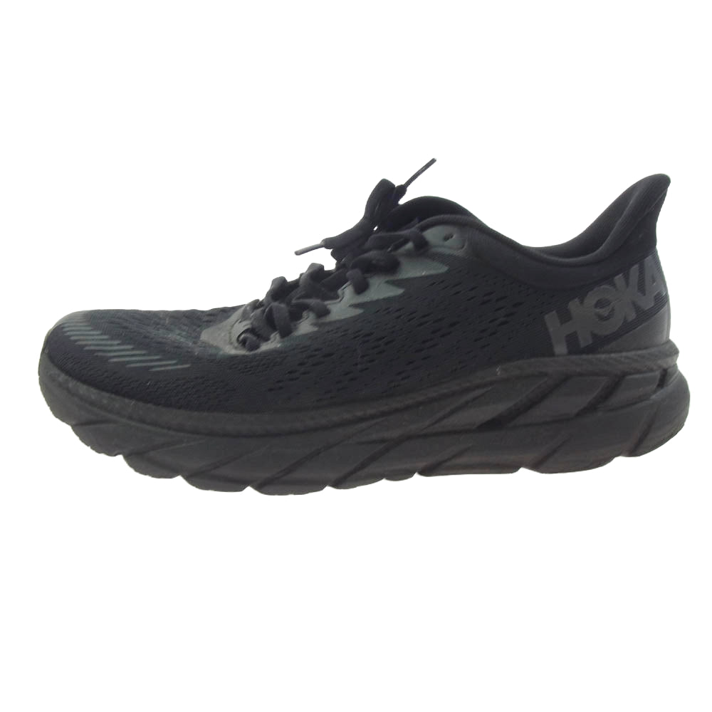 HOKA ONE ONE ホカ オネオネ 1110508 クリフトン 7 ランニング スニーカー ブラック系 27.5cm【中古】