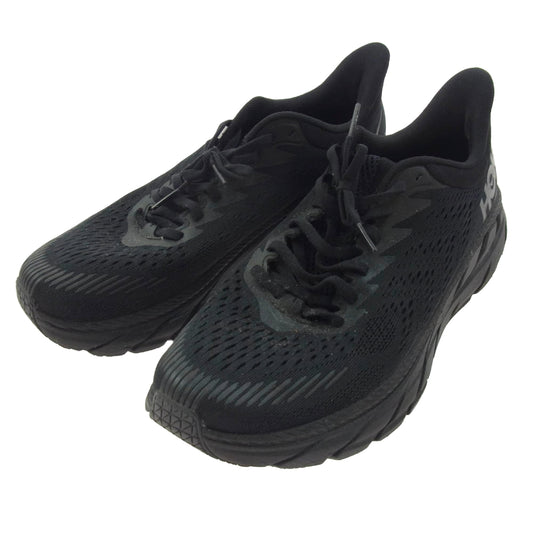 HOKA ONE ONE ホカ オネオネ 1110508 クリフトン 7 ランニング スニーカー ブラック系 27.5cm【中古】