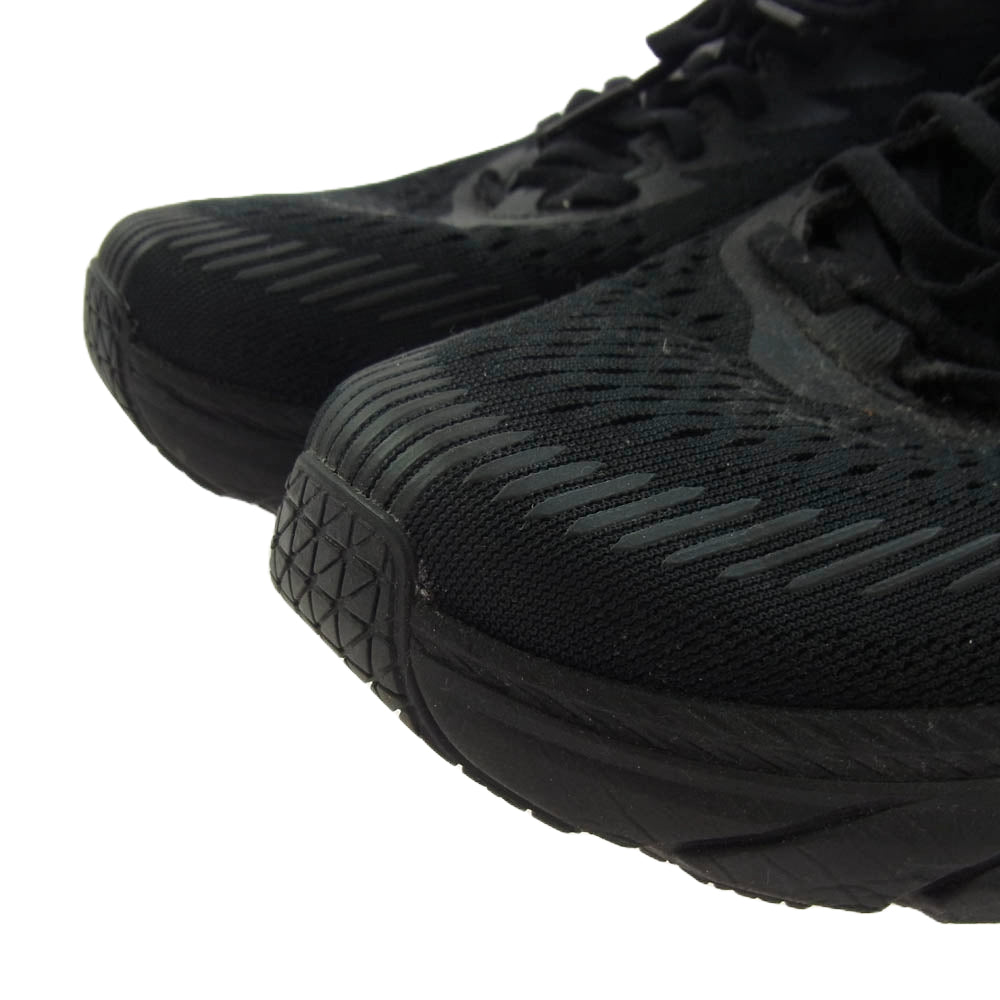 HOKA ONE ONE ホカ オネオネ 1110508 クリフトン 7 ランニング スニーカー ブラック系 27.5cm【中古】