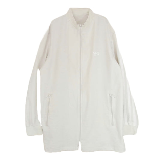 Y-3 Yohji Yamamoto ワイスリー ヨウジヤマモト A2E001 TRACK TOP ジップアップ サイドジップ トラック ジャケット グレー系 M【中古】