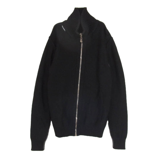 DOLCE&GABBANA ドルチェアンドガッバーナ ドライバーズ ジップアップ ニット カーディガン ブラック系 44【中古】