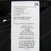 MAISON MARGIELA メゾンマルジェラ 21AW S50LA0186 四つタグ セミフレア ウール コットン パンツ ブラック系 28【美品】【中古】