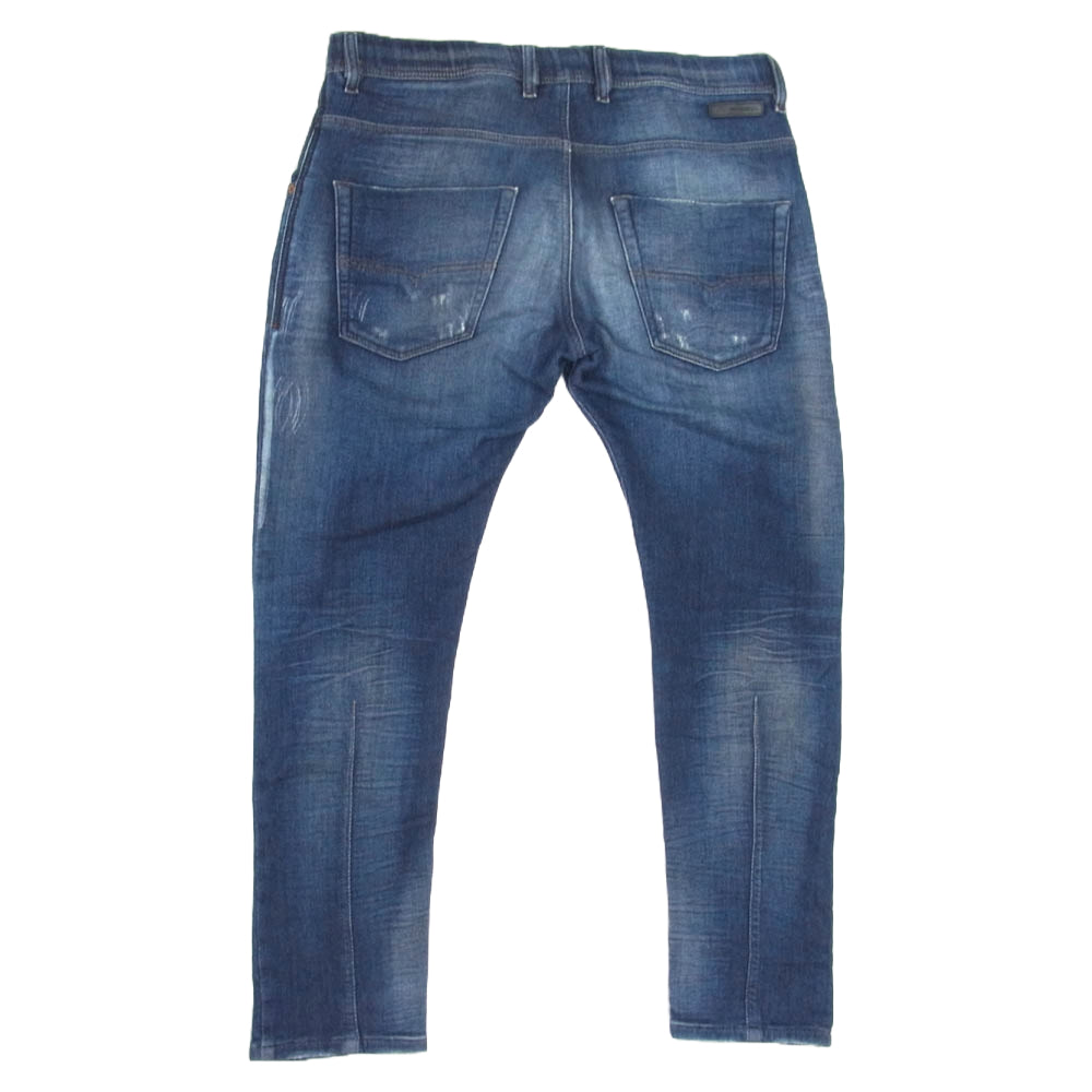DIESEL ディーゼル KROOLY デニム スウェット パンツ インディゴブルー系 32【中古】