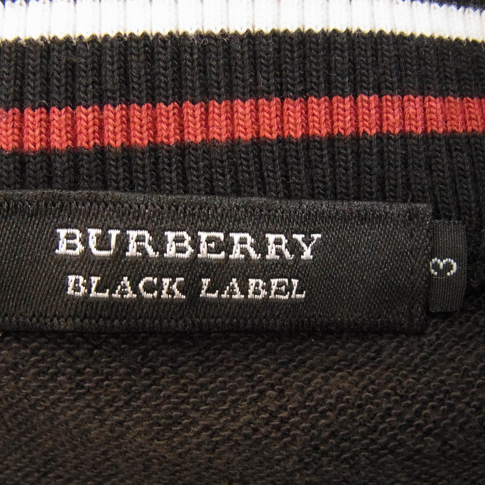 BURBERRY BLACK LABEL バーバリーブラックレーベル BMV35-605-08 トラックジャケット ジャージ ブラック系 3【中古】