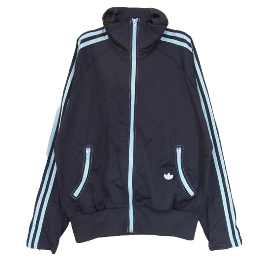 adidas アディダス 90's～00's 復刻 トラック ジャケット 曲がり ポケット ネイビー系 L【中古】