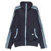 adidas アディダス 90's～00's 復刻 トラック ジャケット 曲がり ポケット ネイビー系 L【中古】