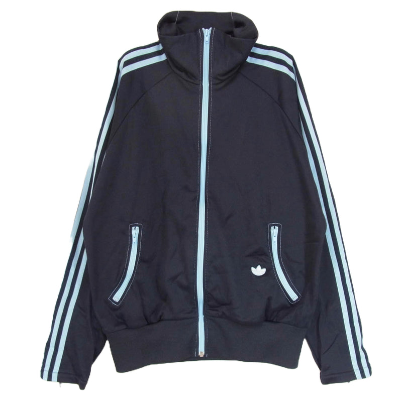 adidas アディダス 90's～00's 復刻 トラック ジャケット 曲がり ポケット ネイビー系 L【中古】