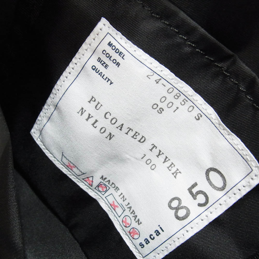 Sacai サカイ 24SS 24-0850S s Kinchaku ホリデーコレクション S巾着バッグ ブラック系【美品】【中古】