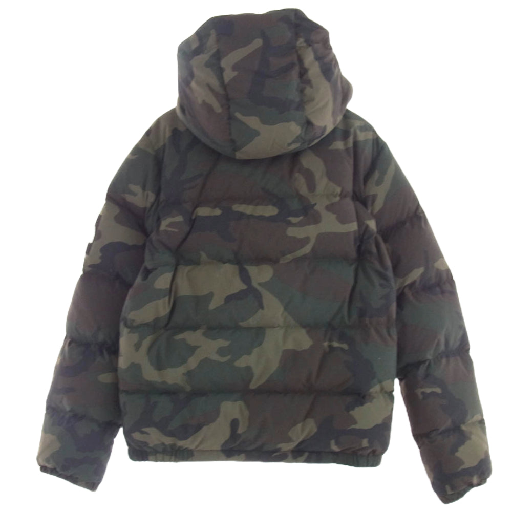 THE NORTH FACE ノースフェイス ND91421 NV CAMP SIERRA SHORT ノベルティ キャンプ シエラ カモフラ ダウンジャケット ブラウン系 L【中古】