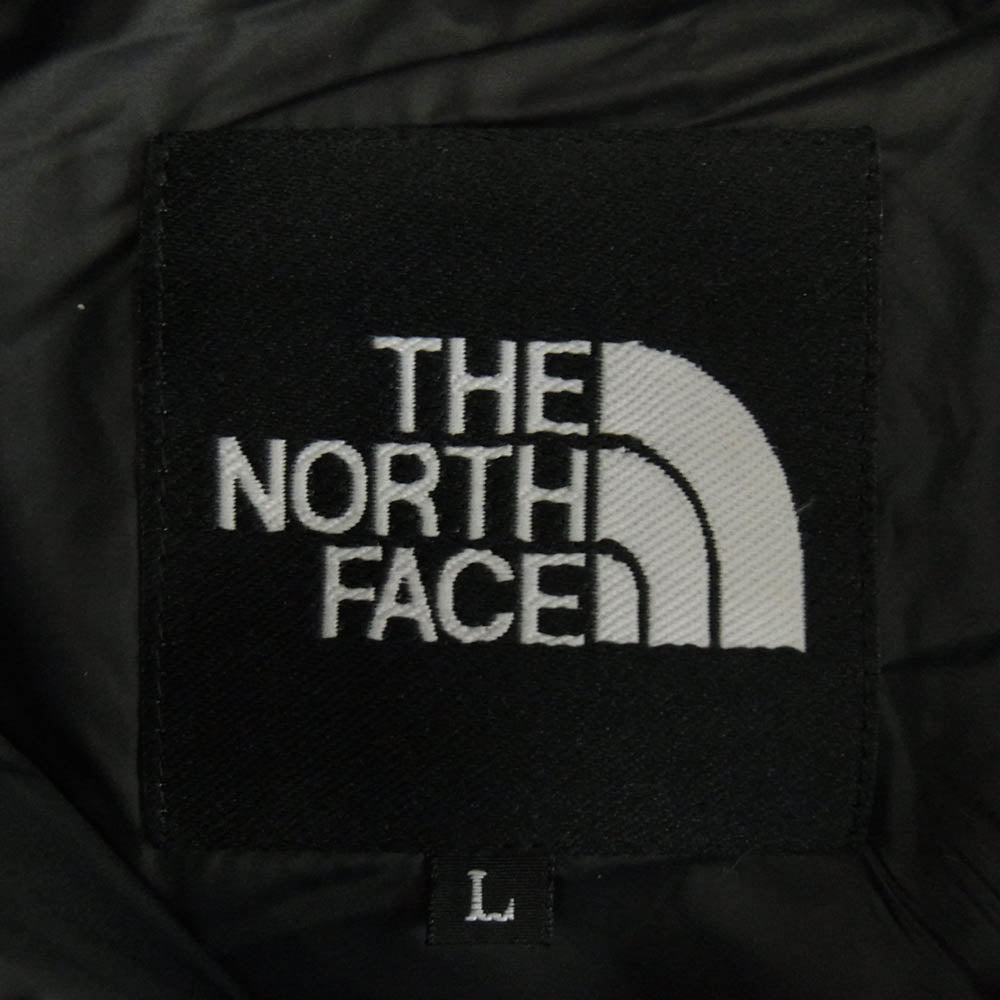 THE NORTH FACE ノースフェイス ND91421 NV CAMP SIERRA SHORT ノベルティ キャンプ シエラ カモフラ ダウンジャケット ブラウン系 L【中古】
