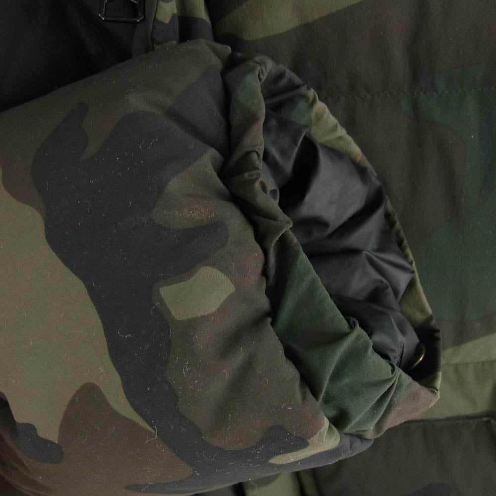 THE NORTH FACE ノースフェイス ND91421 NV CAMP SIERRA SHORT ノベルティ キャンプ シエラ カモフラ ダウンジャケット ブラウン系 L【中古】