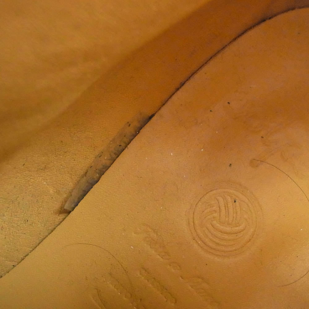 ポルペッタ スエード デザートブーツ チャッカブーツ ブラック系 40【中古】