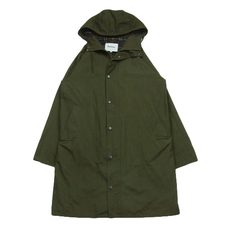 Barbour バブアー 2001181 フーデッド ハンティング コート 中国製 グリーン系 38【中古】