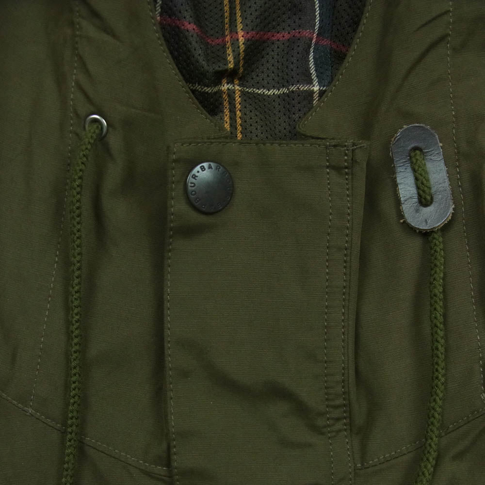 Barbour バブアー 2001181 フーデッド ハンティング コート 中国製 グリーン系 38【中古】
