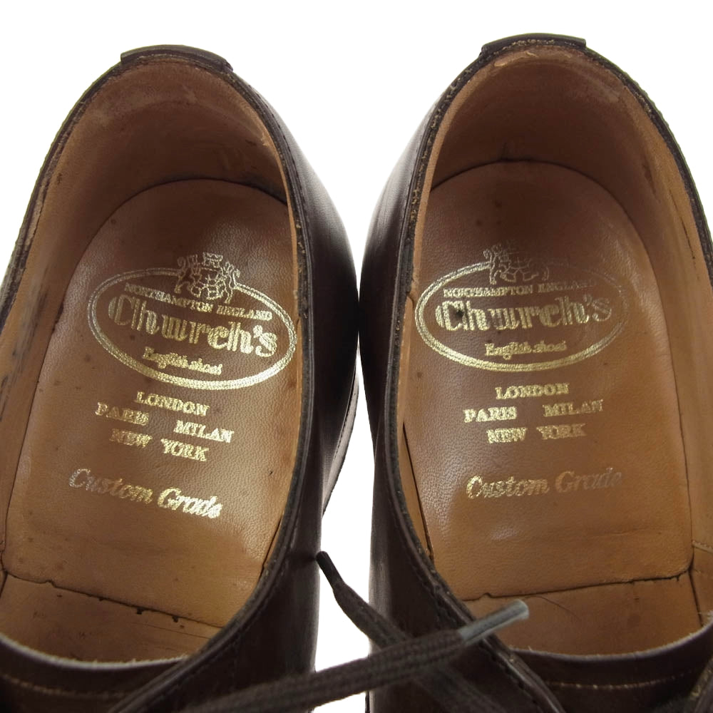 CHURCH'S チャーチ CONSUL コンサル ストレートチップ ドレス シューズ ブラウン系 実寸26.5cm【中古】