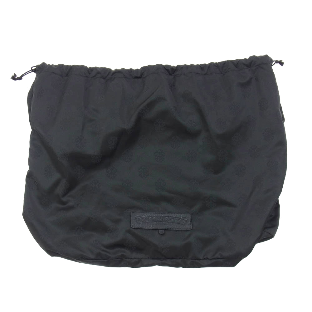 CHROME HEARTS クロムハーツ（原本有） #1 SNAT PACK スナット パック ダガージップ レザー ショルダーバッグ ブラック系【中古】