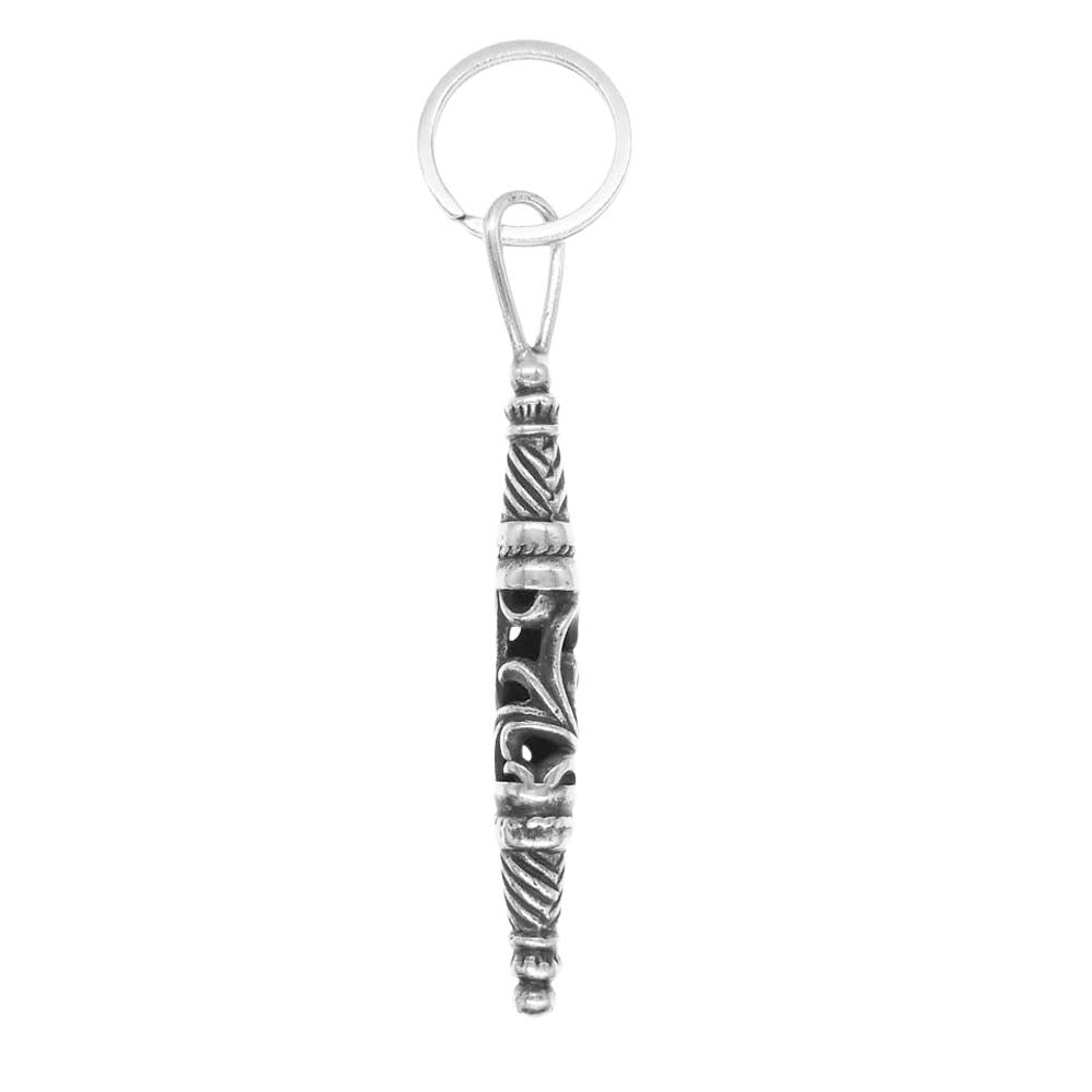 CHROME HEARTS クロムハーツ（原本無） SMALL ROLLER スモール ローラー キーリング キーホルダー シルバー系【中古】