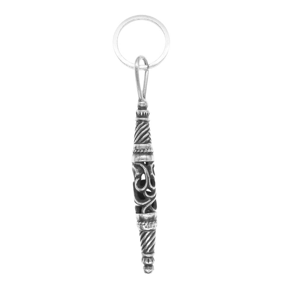 CHROME HEARTS クロムハーツ（原本無） SMALL ROLLER スモール ローラー キーリング キーホルダー シルバー系【中古】