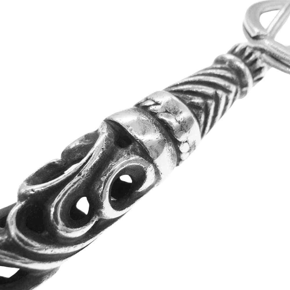 CHROME HEARTS クロムハーツ（原本無） SMALL ROLLER スモール ローラー キーリング キーホルダー シルバー系【中古】