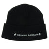 CHROME HEARTS クロムハーツ（原本無） PPO WOOL WATCH CAP ワッチ キャップ ビーニー ブラック系【中古】