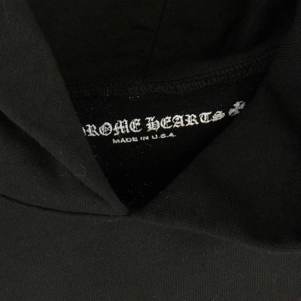 CHROME HEARTS クロムハーツ（原本無） ×PPO MATTY BOY STAY FAST HOODIE マッティボーイ ステイファスト プルオーバースウェットパーカー フーディー ブラック系 XL【中古】
