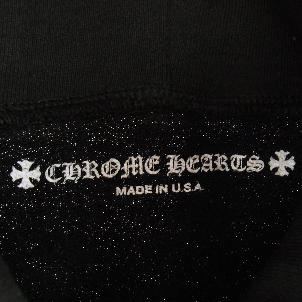 CHROME HEARTS クロムハーツ（原本無） ×PPO MATTY BOY STAY FAST HOODIE マッティボーイ ステイファスト プルオーバースウェットパーカー フーディー ブラック系 XL【中古】