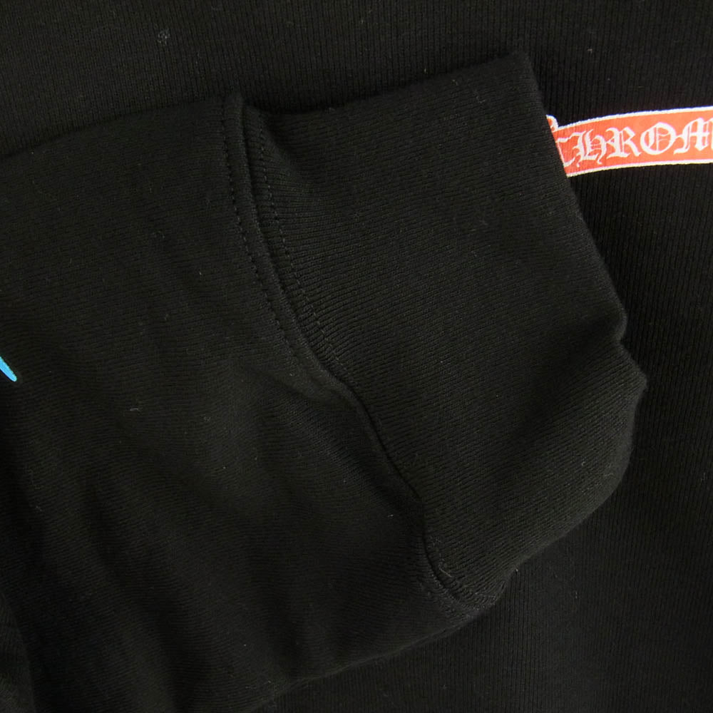 CHROME HEARTS クロムハーツ（原本無） ×PPO MATTY BOY STAY FAST HOODIE マッティボーイ ステイファスト プルオーバースウェットパーカー フーディー ブラック系 XL【中古】