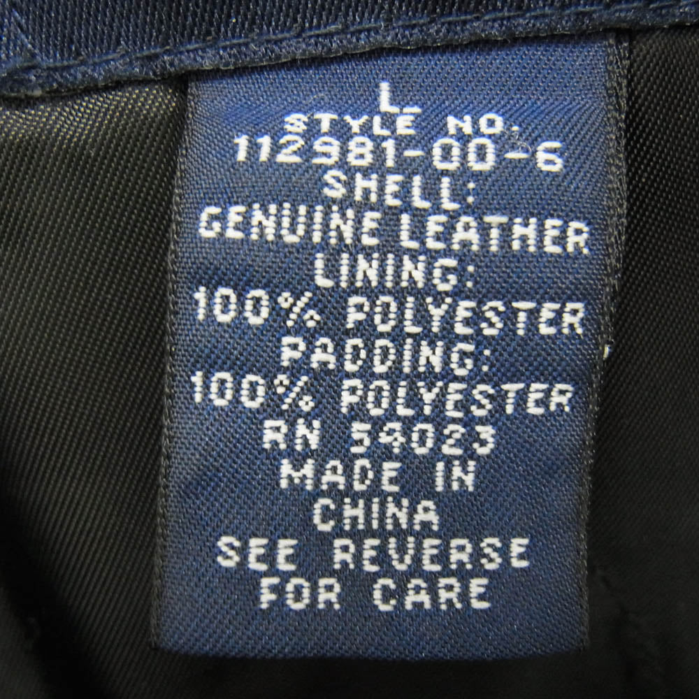 GAP ギャップ OLD オールド 裏地キルティング レザー コート ブラック系【中古】